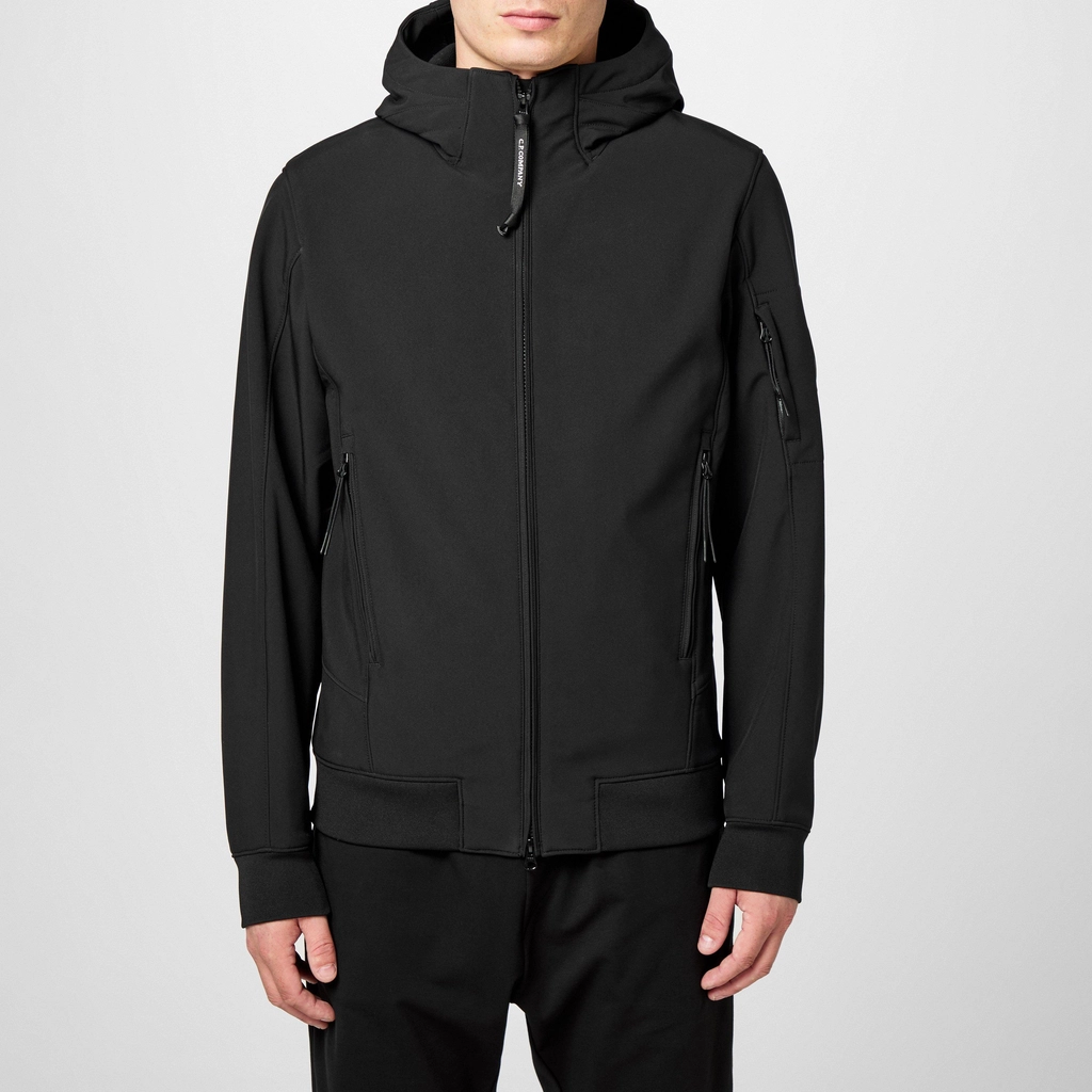 CP Company Shell R Hooded Jacket - Black 999